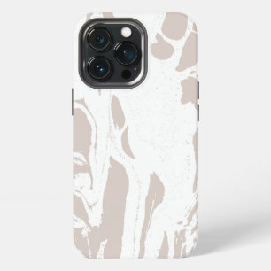 Grey Abstract Marble Pattern iPhone 13 Pro Case