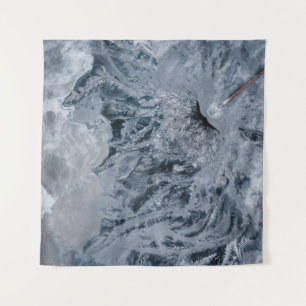 Grey abstract painting tapestry