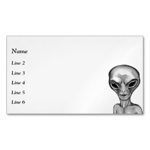 Grey Alien Business Card
