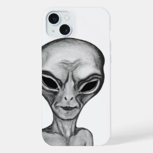 Grey Alien , I want to believe iPhone 15 Plus Case