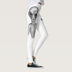 Grey Alien , I want to believe Leggings