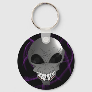 Grey alien Keychain