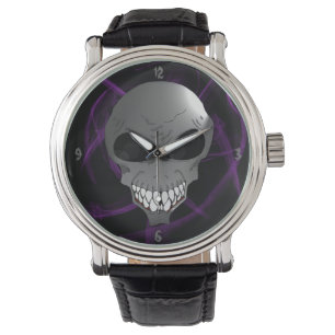 Grey alien Men's wrist watch