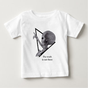 Grey Alien, the truth is out there Baby T-Shirt