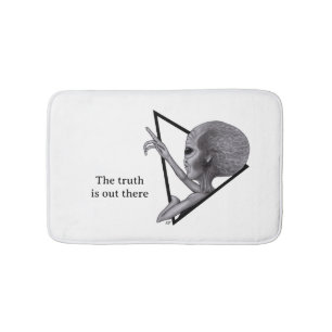 Grey Alien, the truth is out there Bath Mat