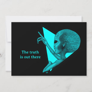 Grey Alien, the truth is out there Card