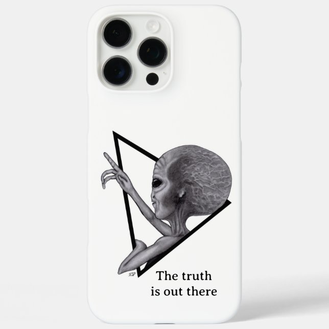 Grey Alien, the truth is out there Case-Mate iPhone Case (Back)