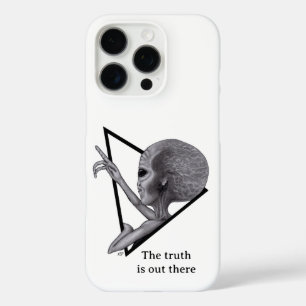 Grey Alien, the truth is out there iPhone 16 Pro Case