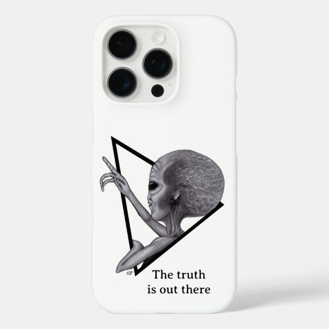 Grey Alien, the truth is out there Case-Mate iPhone Case (Back)