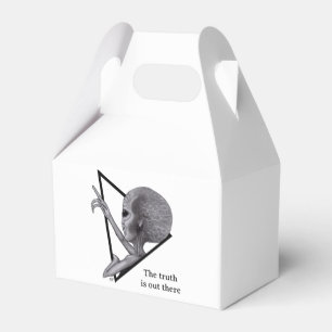 Grey Alien, the truth is out there Favor Box