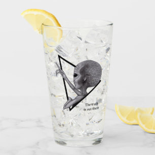 Grey Alien, the truth is out there Glass