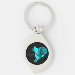 Grey Alien, the truth is out there Keychain