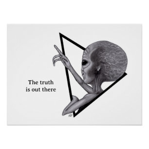 Grey Alien, the truth is out there Poster