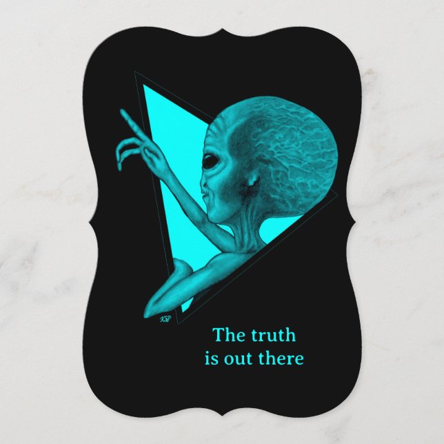 Grey Alien, the truth is out there Program (Front)