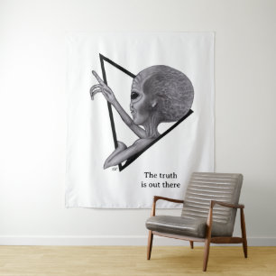 Grey Alien, the truth is out there Tapestry