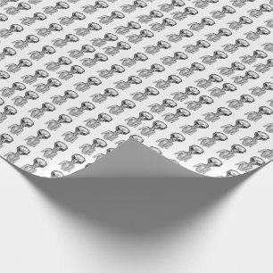 Grey Alien Wrapping Paper
