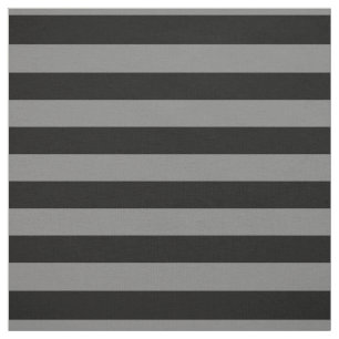 Grey and Black Bold Stripes, Halloween Fabric