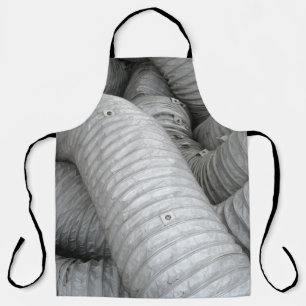 Grey and black fabric sofa apron