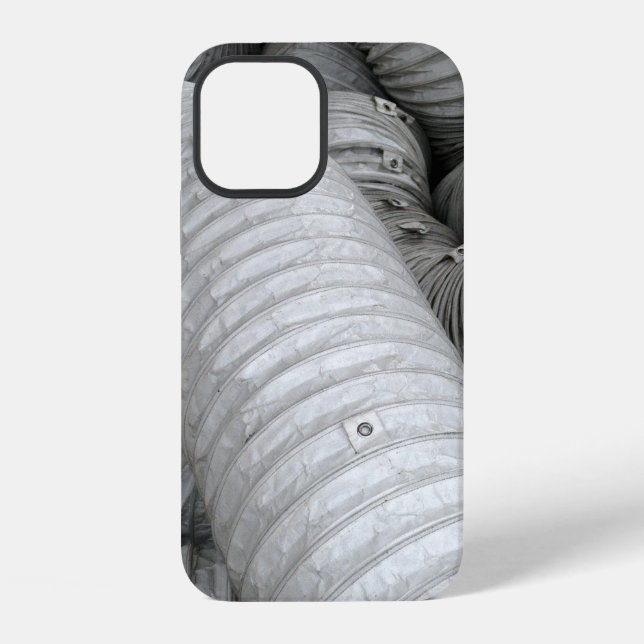 Grey and black fabric sofa iPhone case (Back)