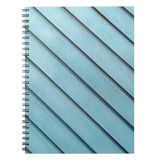 Grey and black metal frame notebook (Front)