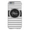 Grey and Black Stripe Phone Case