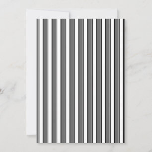 Grey and Black Stripes Invitation Template