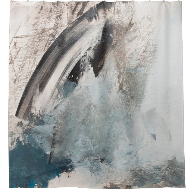 Grey and Blue Abstract Art Painting.abstract,art,g (Front)