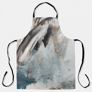 Grey and Blue Abstract Art Painting.abstract,art,g Apron