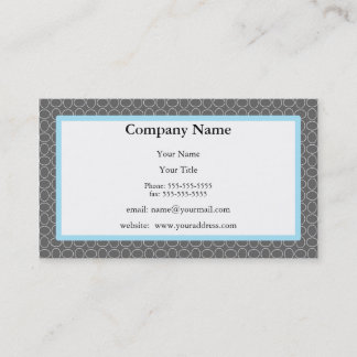 Grey And Blue Appointment Reminder Card