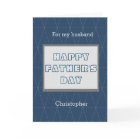 Grey and Blue Father's Day for my Husband