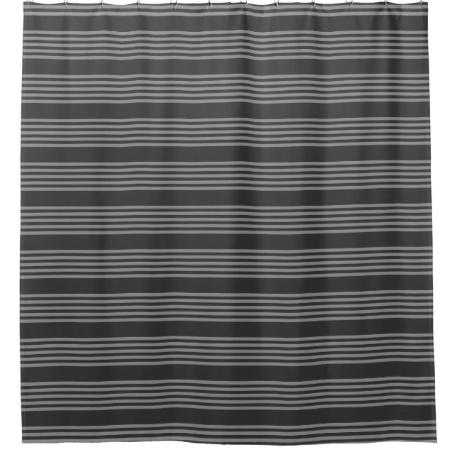 Grey and charcoal five stripes pattern (Front)