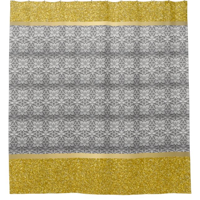 Grey and Gold Elegant Abstract (Front)