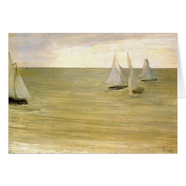 Grey and green the silver sea by Whistler (Front Horizontal)