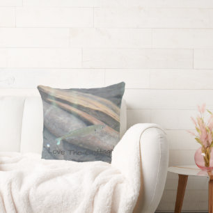 Grey And Green Throw Pillow