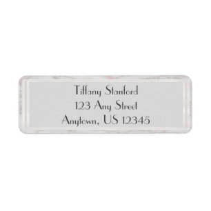 Grey and Rose Gold Marbled   Personalized