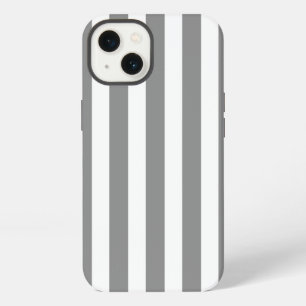 Grey and white candy stripes Case-Mate iPhone cas 13 Case