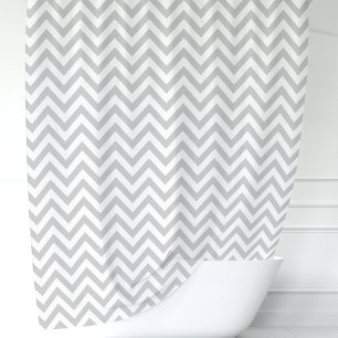 Grey and White Chevron