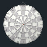 Grey And White Dartboard<br><div class="desc">Grey And White Dart Board</div>