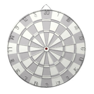 Grey And White Dartboard