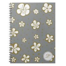 Grey and white forget me nots floral