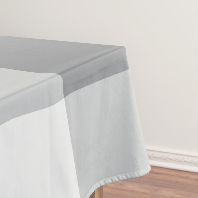 Grey And White Gingham Pattern Tablecloth (In Situ)