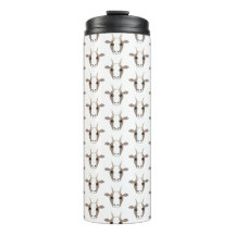 Grey and White Goats on Tumbler