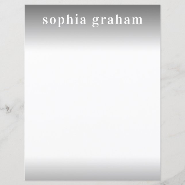Grey and White Ombre Paper (Front)