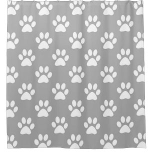 Grey and white paws pattern