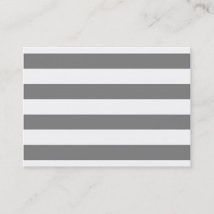 Grey and White Stripes Business Card