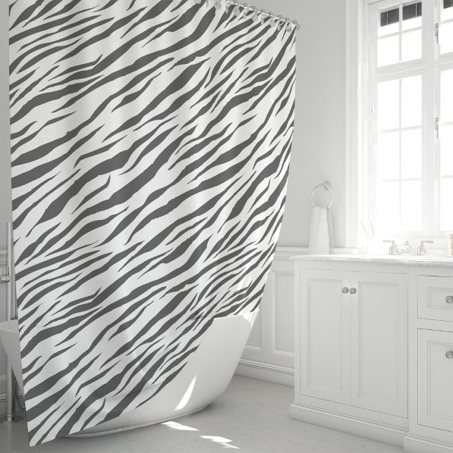 Grey and White Zebra Stripes Pattern (Creator Uploaded)