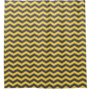 Grey and Yellow Chevron Stripes