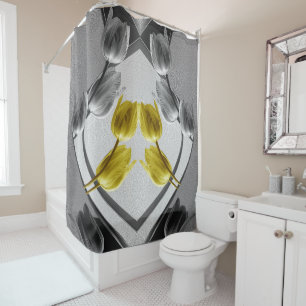 Grey and yellow tulips for the 2021 colours