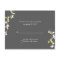 Grey and Yellow Wedding RSVP Cards