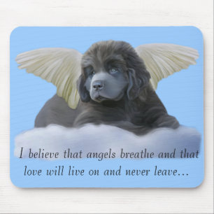 Grey Angel ~ I Believe Mouse Pad
